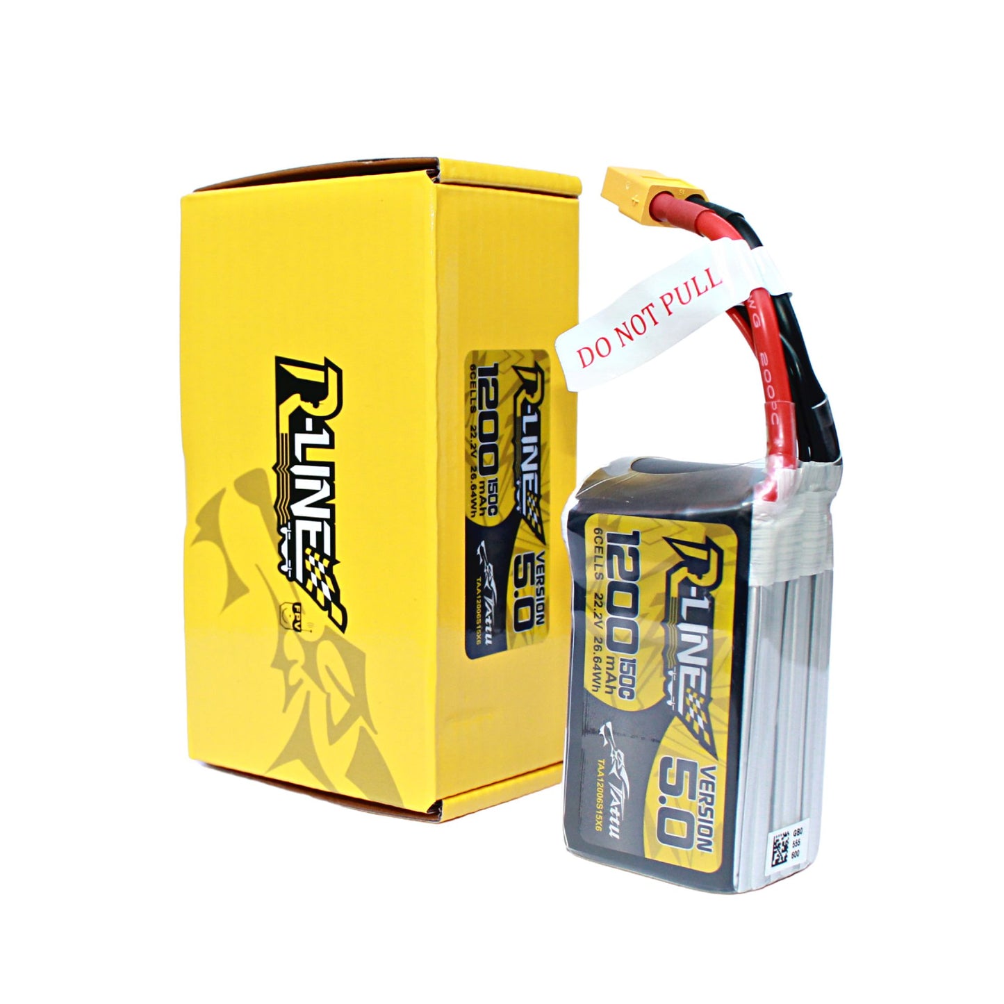 Batería Lipo TATTU R-LINE 1200 mah 22.2V 6S 150C conector XT60