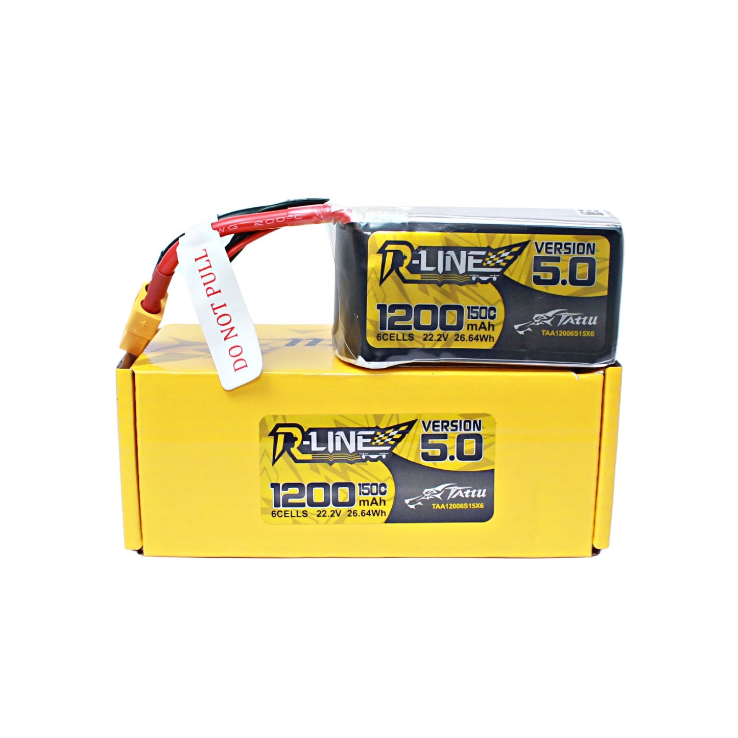 Batería Lipo TATTU R-LINE 1200 mah 22.2V 6S 150C conector XT60