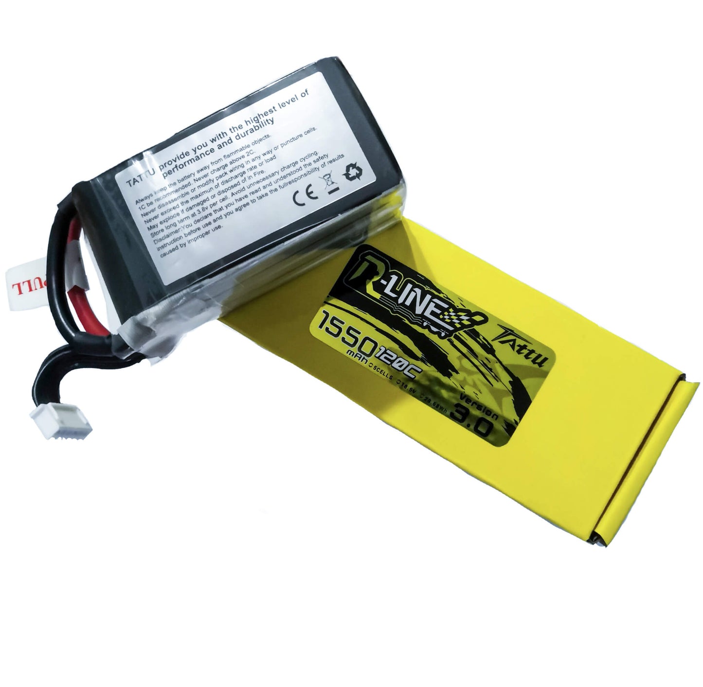 Batería Lipo TATTU R-LINE 1550 mah 5S 120C conector XT60