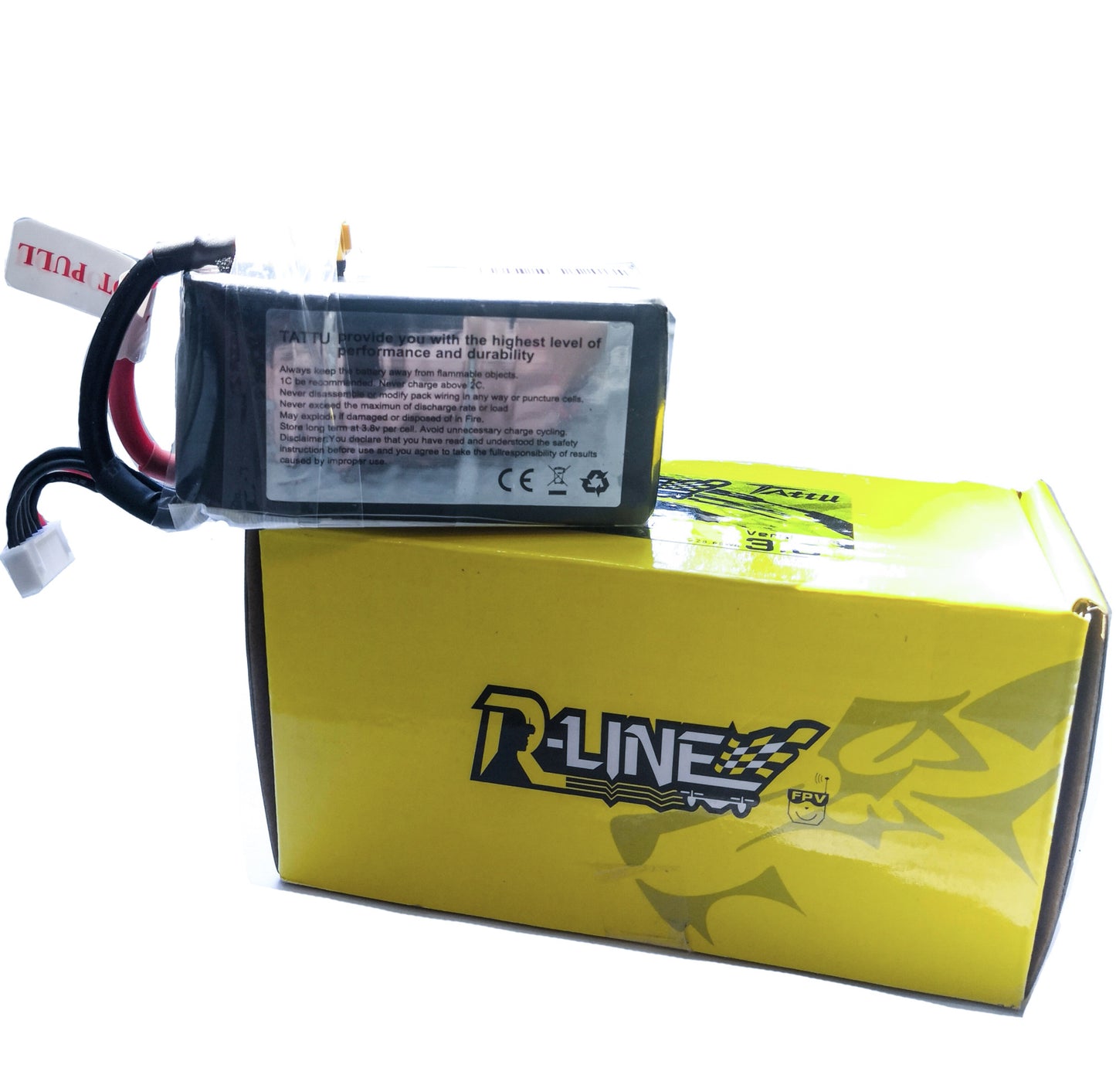 Batería Lipo TATTU R-LINE 1550 mah 5S 120C conector XT60