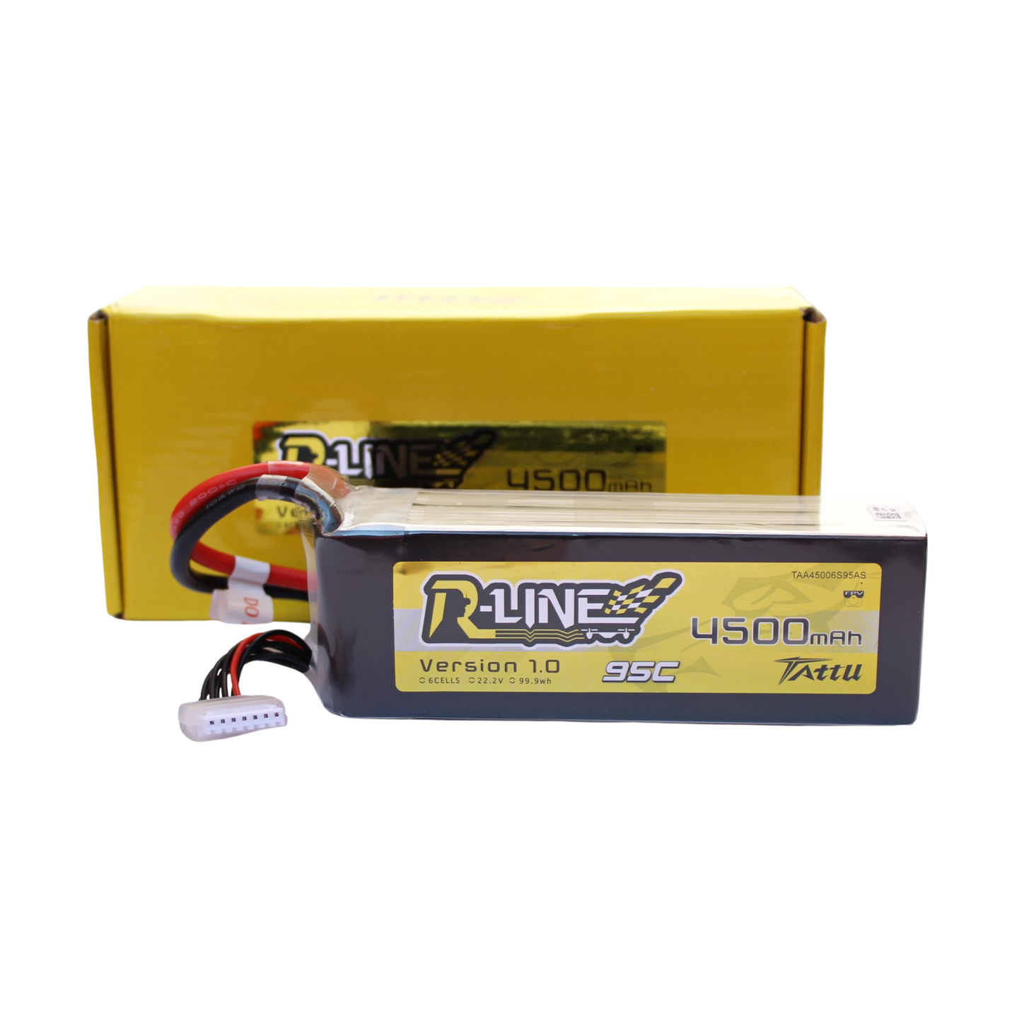 Batería Lipo TATTU 4500 mah 22.2V 6S 95C conector AS150