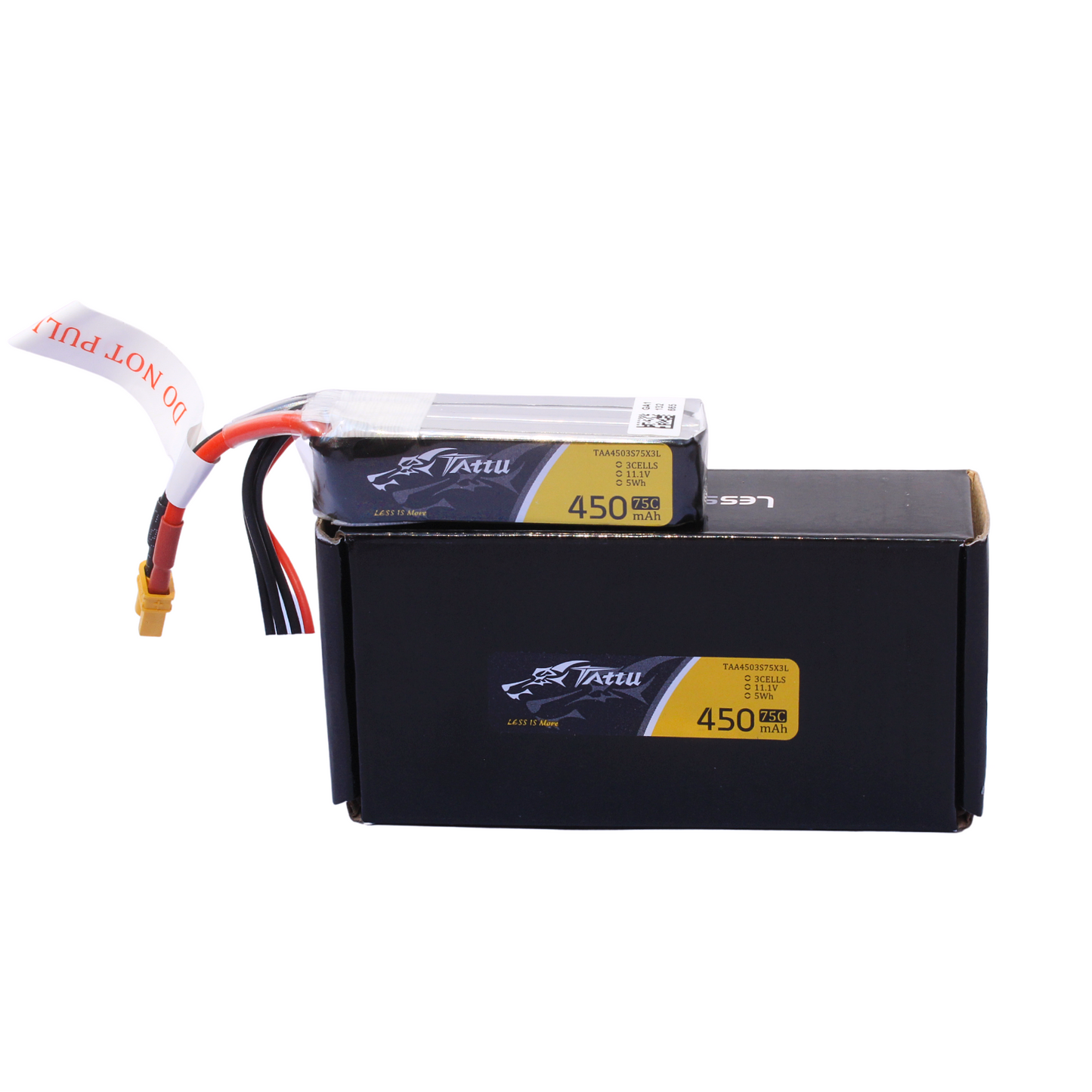 Batería Lipo TATTU 450 mah 3S 75C conector XT30