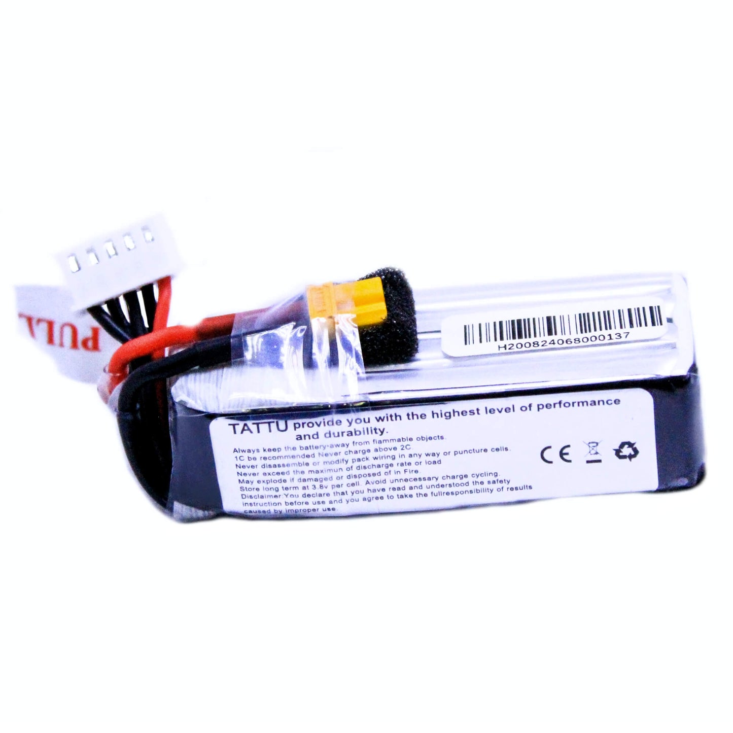 Batería Lipo Tattu RLINE 550 Mah 14.8v 4s 95c con conector XT30
