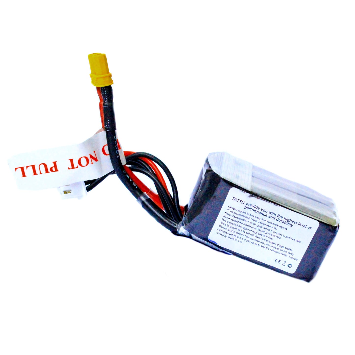 Batería Lipo TATTU 450 mah 14.8V 4S 75C conector XT30 SMALL