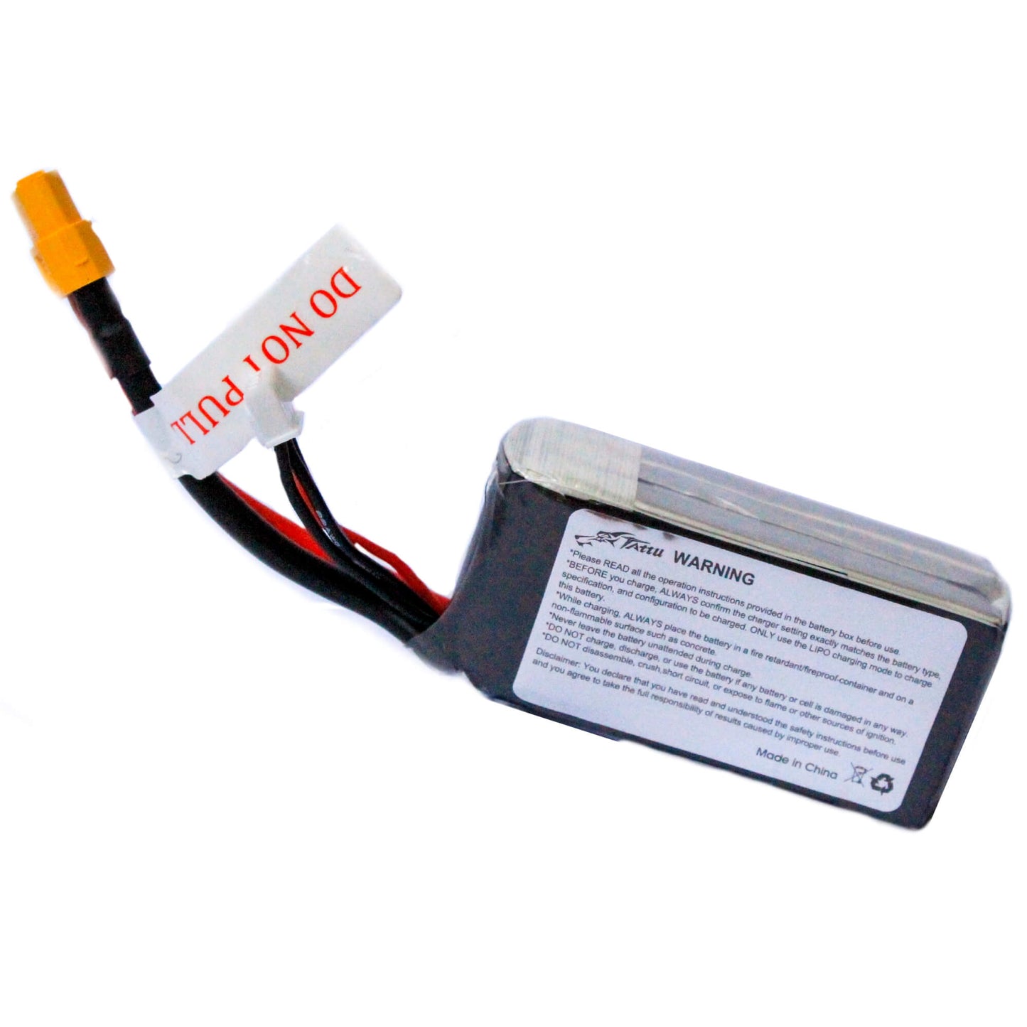 Batería Lipo TATTU 1300 mah 3S 75C conector XT60
