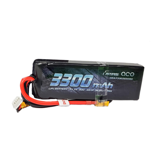 Bateria Lipo GENS ACE 3300 mah 3s 11.1v 50C con conector XT60