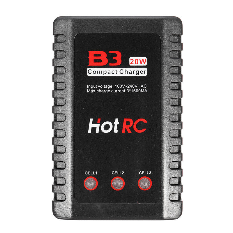 Cargador Balanceador para Batería Lipo B3 20w 7.4v - 11.1v HotRc