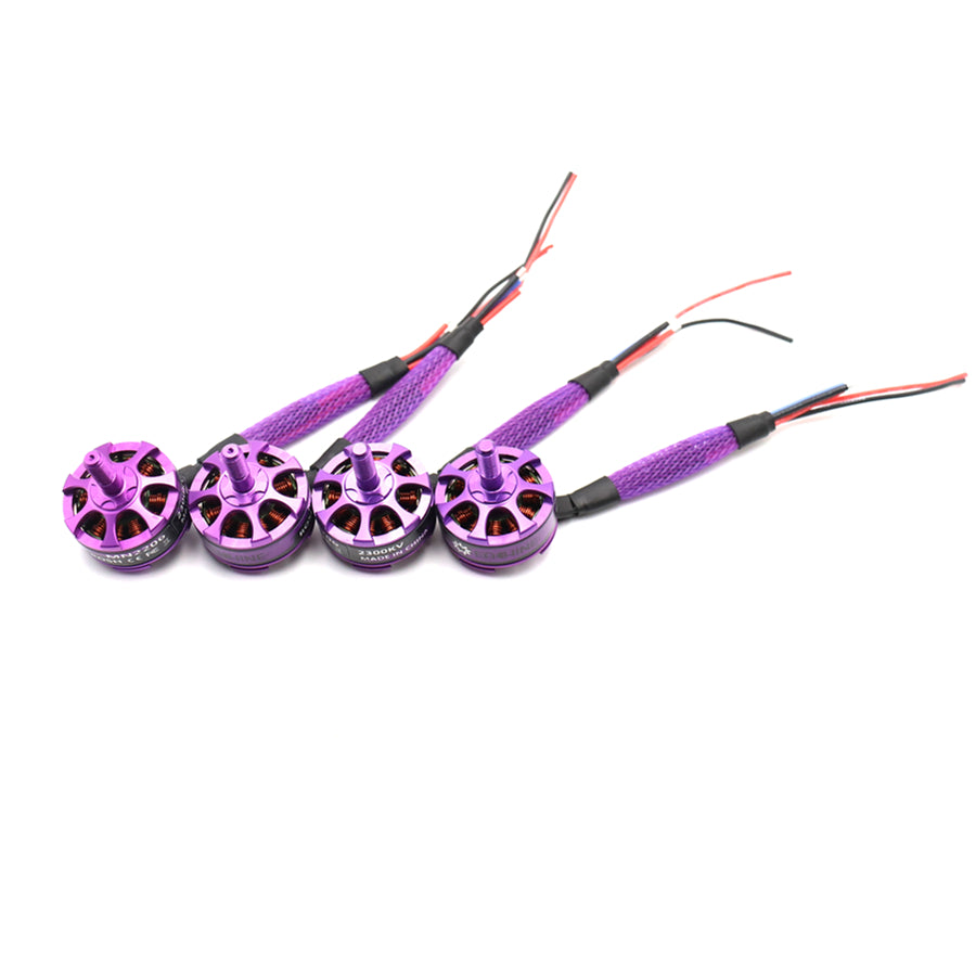 4 Pack Motor para drone Wizard X220s 2300KV 3S a 5S