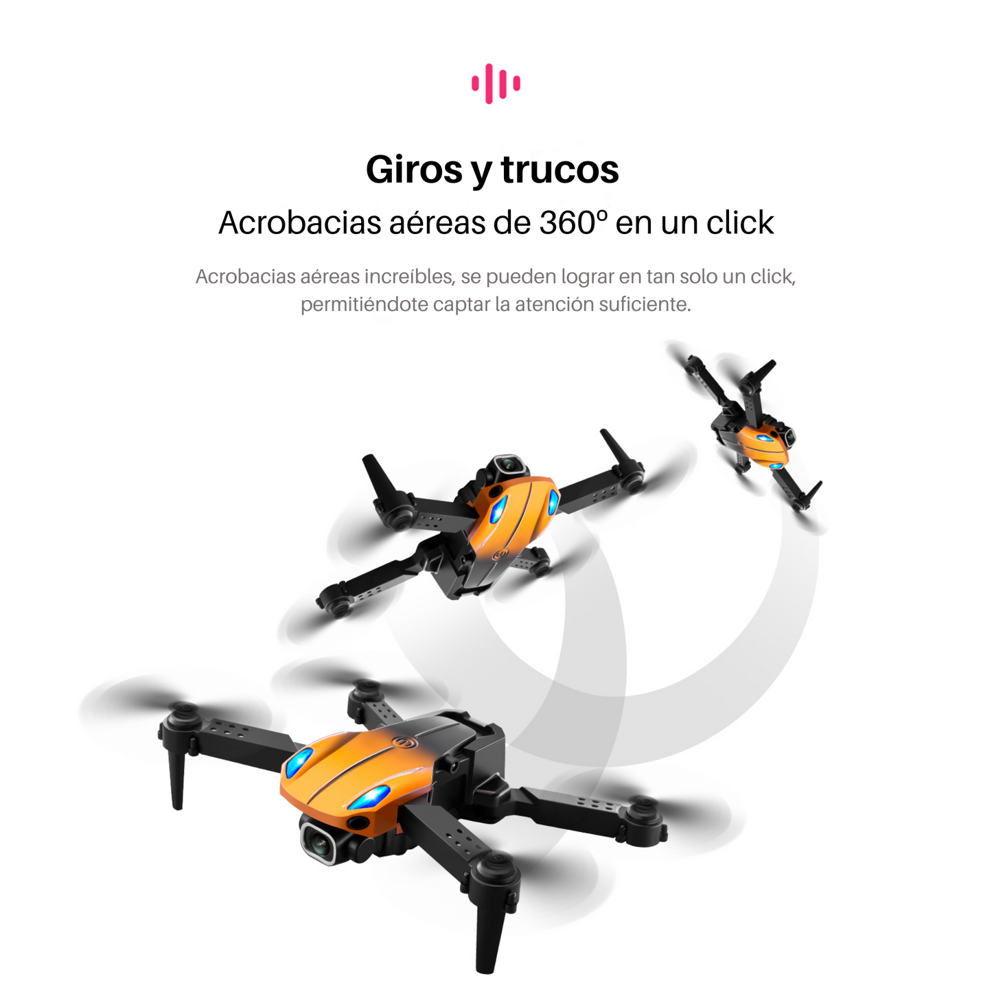 Drone FLYDONKEY V21 PRO con doble cámara 4K WiFi para principiantes